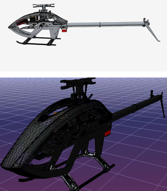 RC SAB GOBLINbֱC(j)3D(sh)ģD STEPʽ