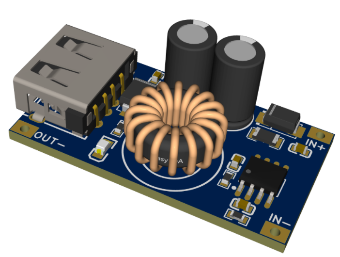 USB QC3.0ԴģK3D(sh)ģD STEPʽ